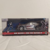 Jada Toys Marvel Avengers War Machine And 2006 Ford Mustang GT 1:32 Diecast NEW - $13.50