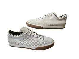 Rothy&#39;s Off White Neutral Knit Lace Up Trainer Shoes Sneakers size 10 - $61.75