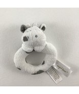 Angel Dear Plush Cow Calf Baby Ring Rattle Toy Barnyard Pal Soft Teether - $24.30 CAD