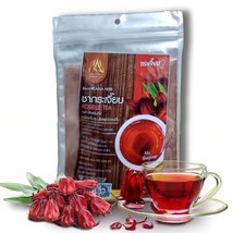 BanPlaina Herbal Tea Roselle Tea Thai Natural Organic 1 Pack (30 small bags) - £26.92 GBP