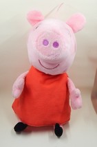 Peppa Pig 13.5” Plush Stuffed Animal Red Dress 2003 Fiesta - £11.79 GBP