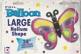 Betallic Linky Butterfly 38 Inch Foil Balloon - £4.72 GBP