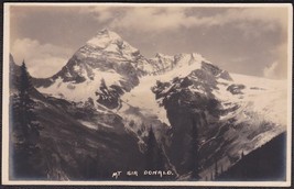 Mt. Sir Donald, Glacier Nat. Park, British Columbia Canada RPPC Byron Harmon - £9.59 GBP