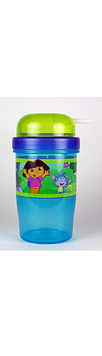 Dora The Explorer Canteen With Straw - $10.00
