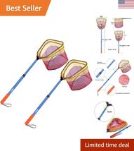 Kids Fishing Net, Telescoping Bait Net, Minnow Net, Butterfly Net - 11.4... - $44.90