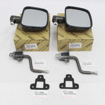 Toyota Land Cruiser FJ40 BJ42 Rear Side View Mirrors Supports Left Right... - $410.50