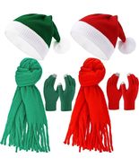  2 Sets Christmas Beanie Hat Scarf Gloves Winter Warm - $36.00