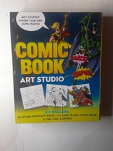 COMIC BOOK ART STUDIO KIT [32-Page Project Book, 16-Page Blank Comic Boo... - $10.88
