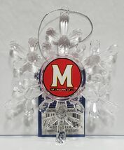 Maryland Terrapins Snowflake Ornament - NCAA - $12.60
