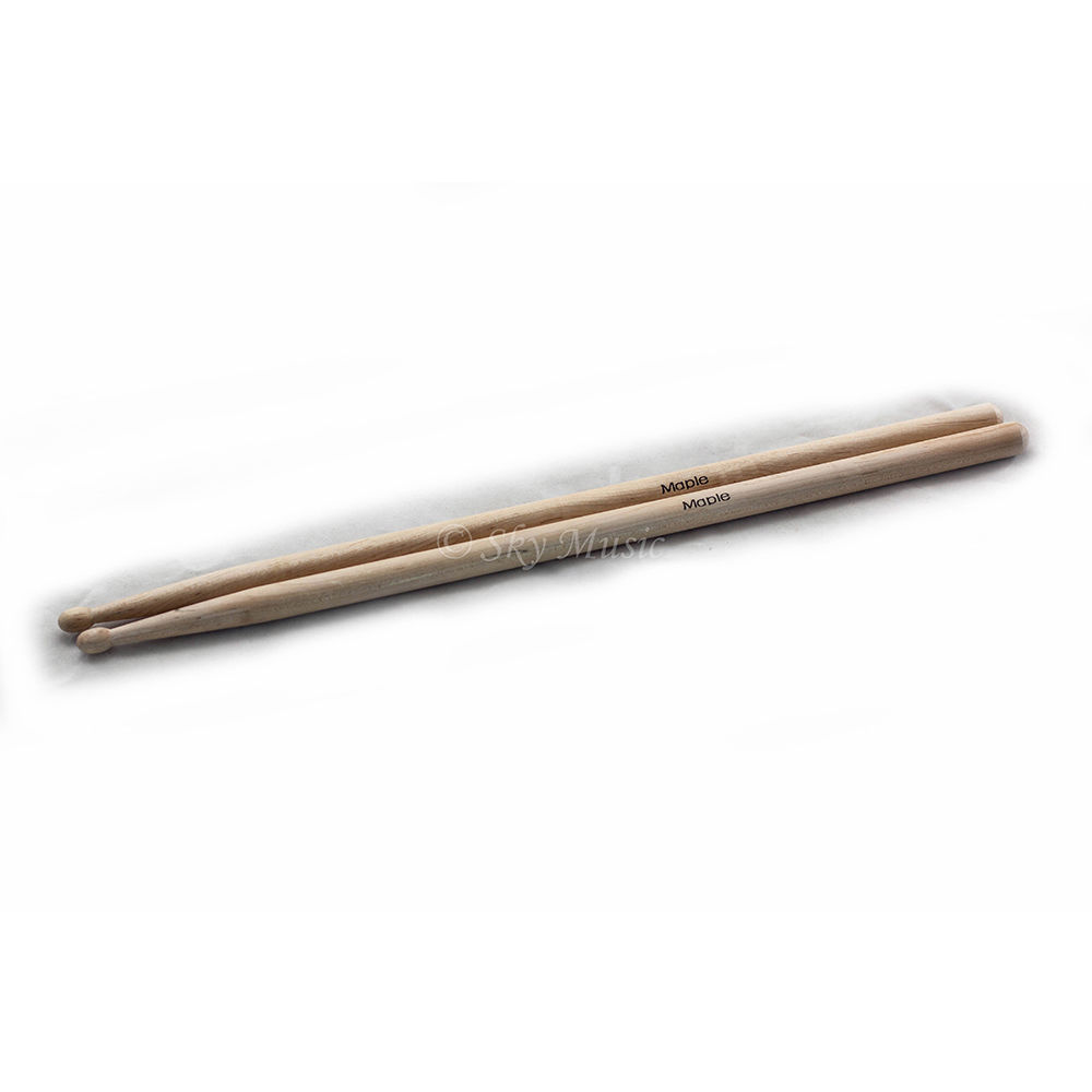 SKY High Quality Maple Wood 7A Drum Sticks A Pair(2) Band Approved - $7.99