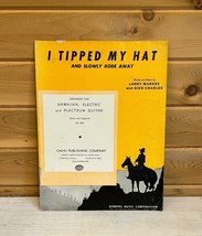 I Tipped My Hat Antique Sheet Music Tab For Guitar 1945 Vintage - £16.89 GBP