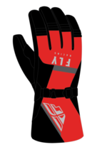 Fly Racing Mens Snow Cascade Gloves Black/Red XL - £87.87 GBP