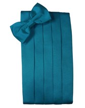 Oasis Blue Satin Cummerbund and Bow Tie in Assorted Patterns - $95.00
