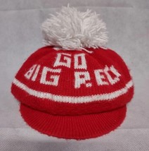 Nebraska Cornhuskers Tam Beanie Hat Go Big Red 1970&#39;s 1980&#39;s Vintage  - £19.50 GBP