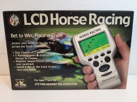 NEW LCD Horse Racing Handheld Electronic Game Excalibur Electronics 416 Vintage - £22.83 GBP