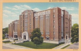 Masonic Temple Rochester New York NY Postcard E01 - $2.96