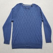 Tommy Bahama Sweater Mens Large Blue Long Sleeve Crew Neck Pullover - $427.82 MXN