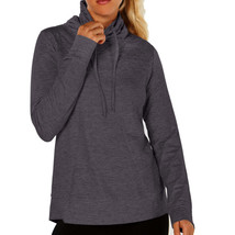 32 DEGREES Womens Fleece Quilted Funnel Neck Top,Nep Heather Grey Combo,X-Small - £37.36 GBP