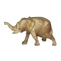 Vintage Miniature Resin Elephant Figurine Trunk Up Tiny Lucky Elephant - $148.33 MXN