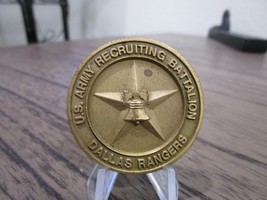 US Army  Recruiting Battalion Dallas Rangers Commanders Challenge Coin #688M - £11.86 GBP