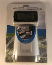 AcuRite Wireless Digital Rain Gauge w/ Self-Emptying Collector Gray Grey... - £33.91 GBP