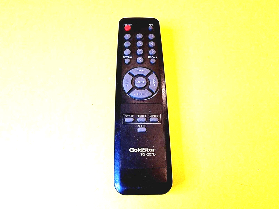GOLDSTAR FS-207D REMOTE CONTROL TV VCR CN­14A84R CN­14B90G CN­20A82 CN­2... - $8.20