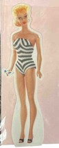 Barbie Paper Doll Greeting Hallmark Card in Original Swimsuit 1959-1961 - $11.49