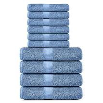 100% Cotton Towels, 4 Bath Towels and 6 Hand Towels 600 GSM Highly Absor... - £44.90 GBP