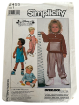 Simplicity Sewing Pattern 8466 Toddler Romper Shirt Top Jacket Knit 1980s Baby - £2.42 GBP