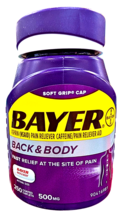 Bayer Back and Body Pain Reliever Aspirin 500 mg Caplets 250 Ct EXP 10/2026 - $439.94 MXN