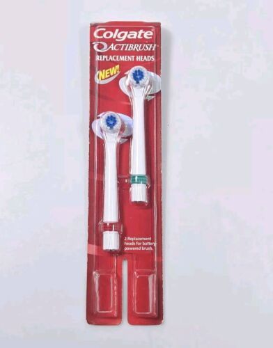 Colgate Actibrush Replacement Toothbrush Heads 2 Pack Sealed - $8.79