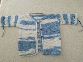 vintage handmade  knit sweater - £13.32 GBP