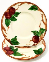 Franciscan Apple Ware 6.5&#39; Plate 6.5&quot; Set of 2 Apple Pattern Hand Decora... - $15.99