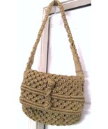 Woven Rope Messenger Crossbody Shoulder Handbag Purse Natural Hand Craft... - £22.87 GBP