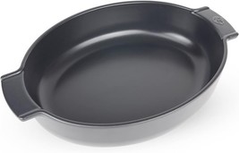 Peugeot Appolia Oval Oven Dish Ceramic Baker with Handles - Slate - $754.73 MXN