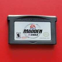 Madden NFL 2003 Game Boy Advance Authentic Nintendo GBA Cleaned Works - £6.03 GBP