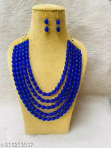 High Quality Kundan Necklace Jewelry Set Ethnic Wide Wedding Bridal 014 - £21.26 GBP