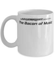 Coffee Mug Funny Bacon Of Music Graphic Musician Saying  - £11.94 GBP