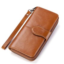 Eather women wallet fashion clutch bag travel purse phone pocket zipper bag credit card thumb200