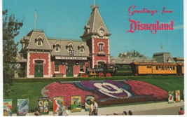 Vintage 1960&#39;s Greetings from Disneyland Post Card Unmarked New Old Stock - £5.45 GBP
