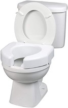 White Sp Ableware Basic Open-Front 3-Inch Elevated Toilet Seat For - €35,70 EUR