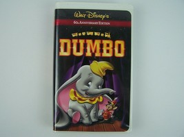 Walt Disney&#39;s Dumbo (60th Anniversary Edition) VHS Video Tape Clamshell Case - £7.90 GBP