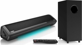 Saiyin Sound Bars for TV with Subwoofer, 2.1 Deep Bass Small 17-inch, Bl... - $116.44