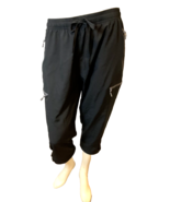 LJB JN Black Capri Track Pants, Women&#39;s Size L - $19.71 CAD