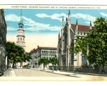 Church Street Charleston South Carolina Postcard - $11.88