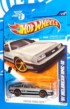 Hot Wheels 2011 Faster Than Ever Series #141 &#39;81 DeLorean DMC-12 Silver w/ FTEs - £7.12 GBP