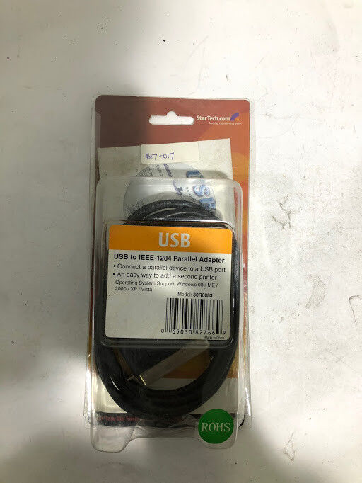 NEW Startech Com 30R6883 USB to IEEE-1284 Parallel Adapter - $16.10