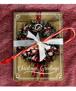 Vintage Christmas Greetings Holiday Journal Notebook Stationary Candy Ca... - $15.95