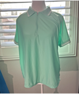 Mondetta Ladies Collared Zip Front Tee 1/4 short sleeve Polo Shirt Mint,... - €11,55 EUR