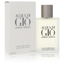 Acqua Di Gio Cologne By Giorgio Armani After Shave Lotion 3.4 oz - £61.38 GBP